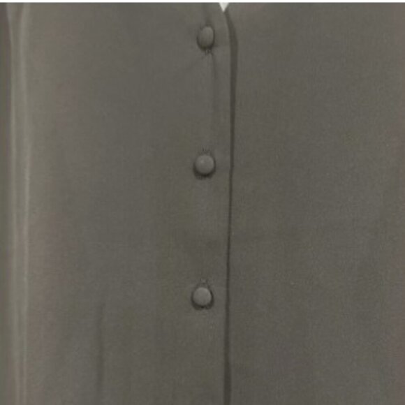 Nanette Lepore Black Semi Sheer Blouse Long Sleeve Lightweight Womens Size Large - Picture 6 of 9